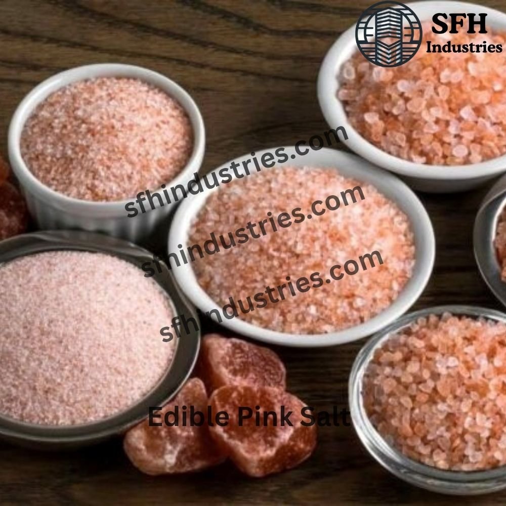 Premium Grade Edible Pink Rock Salt: Bulk Wholesale from Khewra, Pakistan