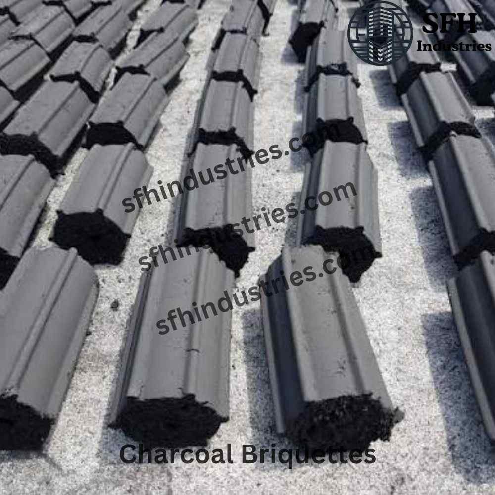 Smokeless charcoal briquettes from a manufacturers and suppliers in Pakistan.
